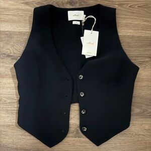Aritzia Wilfred Black Vest size 2